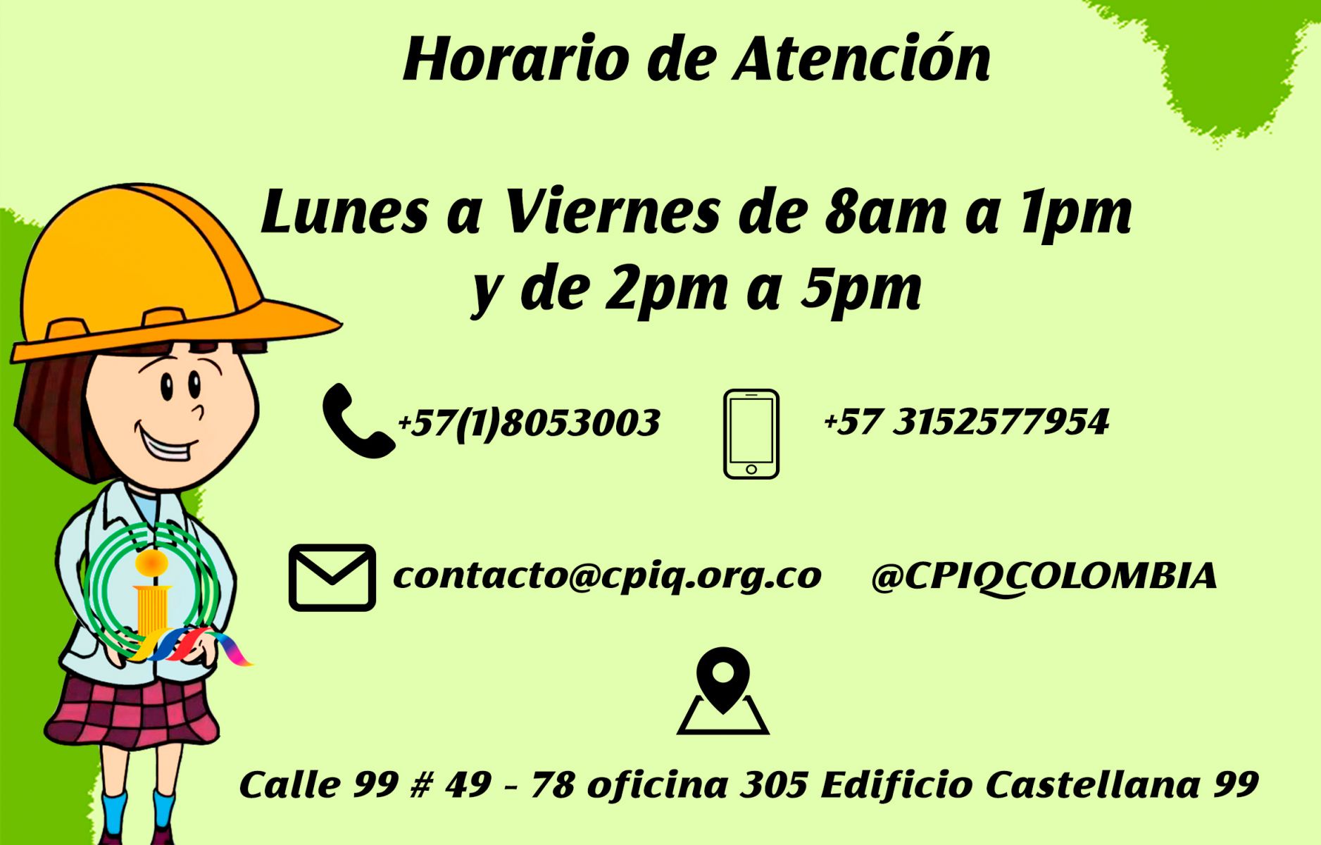 Cpiq Horario De Atención 8134